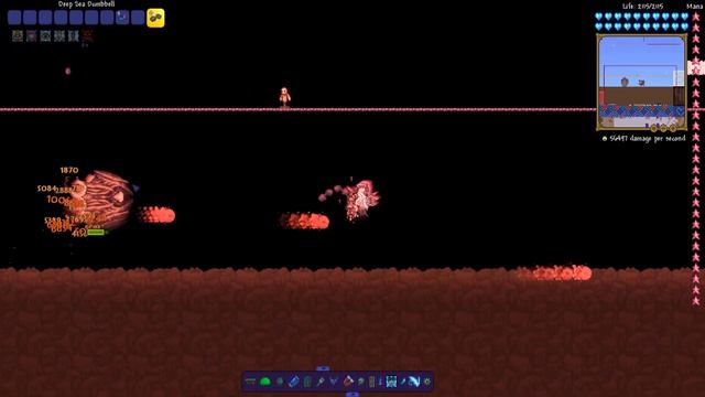 Terraria Supreme Buffed Deep Sea Dumbell vs Calamity Mod Boss Rush смотреть онлайн