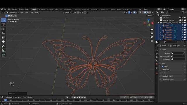 Blender 3D 2.8 / 2.9 / 3.0 - How to make SVG to Mesh - by Bianca Glaser смотреть онлайн