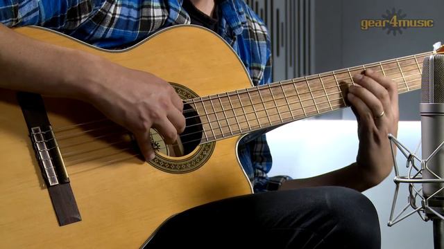 Thinline Electro Classical Guitar by Gear4music смотреть онлайн