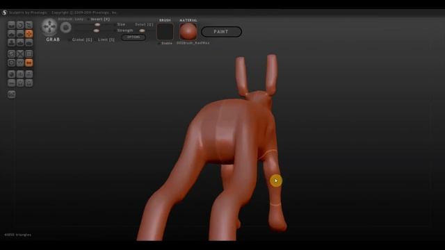 Zbrush 2019 Заяц для анимаций процесс смотреть онлайн