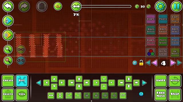 How to Build a NINE CIRCLES Level (Geometry Dash) смотреть онлайн