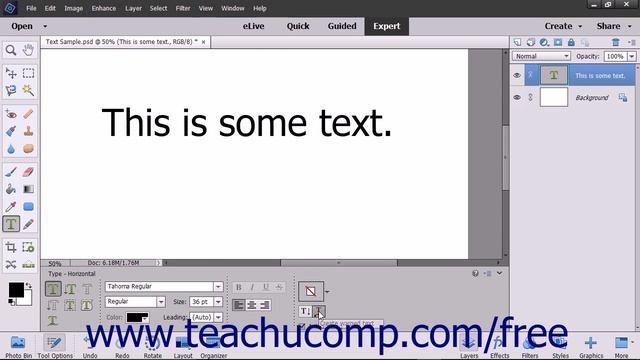 Photoshop Elements 15 Tutorial Wraping Text Adobe Training смотреть онлайн