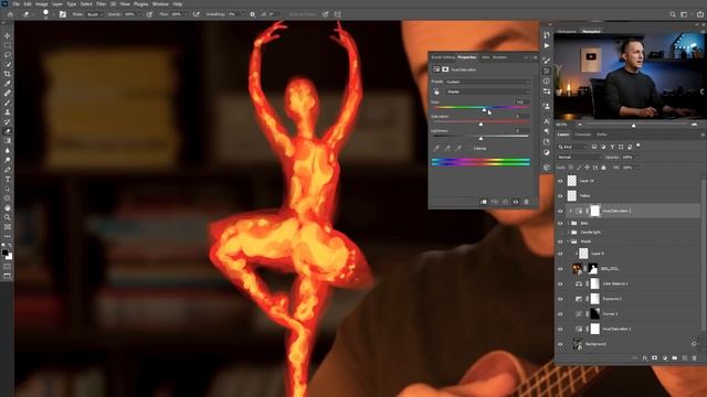 How to make ANY Stylized FIRE shape in Photoshop EASYLY! смотреть онлайн