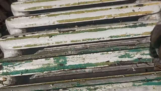 смывка краски, очистка чугунных батарей смотреть онлайн