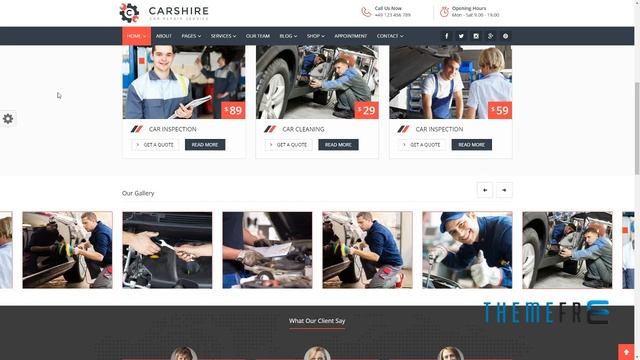Car Shire || Auto Mechanic and Car Repair WordPress Theme Curt B смотреть онлайн