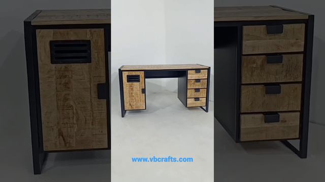 Industrial Style Office Desk #desk #officefurniture #computerdesk #furniture #home #antique