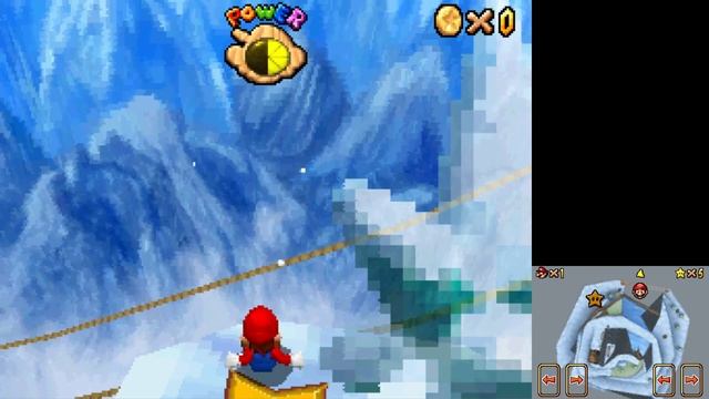 Super Mario 64 DS - Switch Star of Cool, Cool Mountain without Wario смотреть онлайн