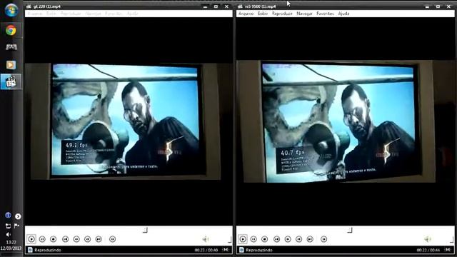 Resident Evil 5 gt 220 ddr2 vs 9500GT ddr2 смотреть онлайн