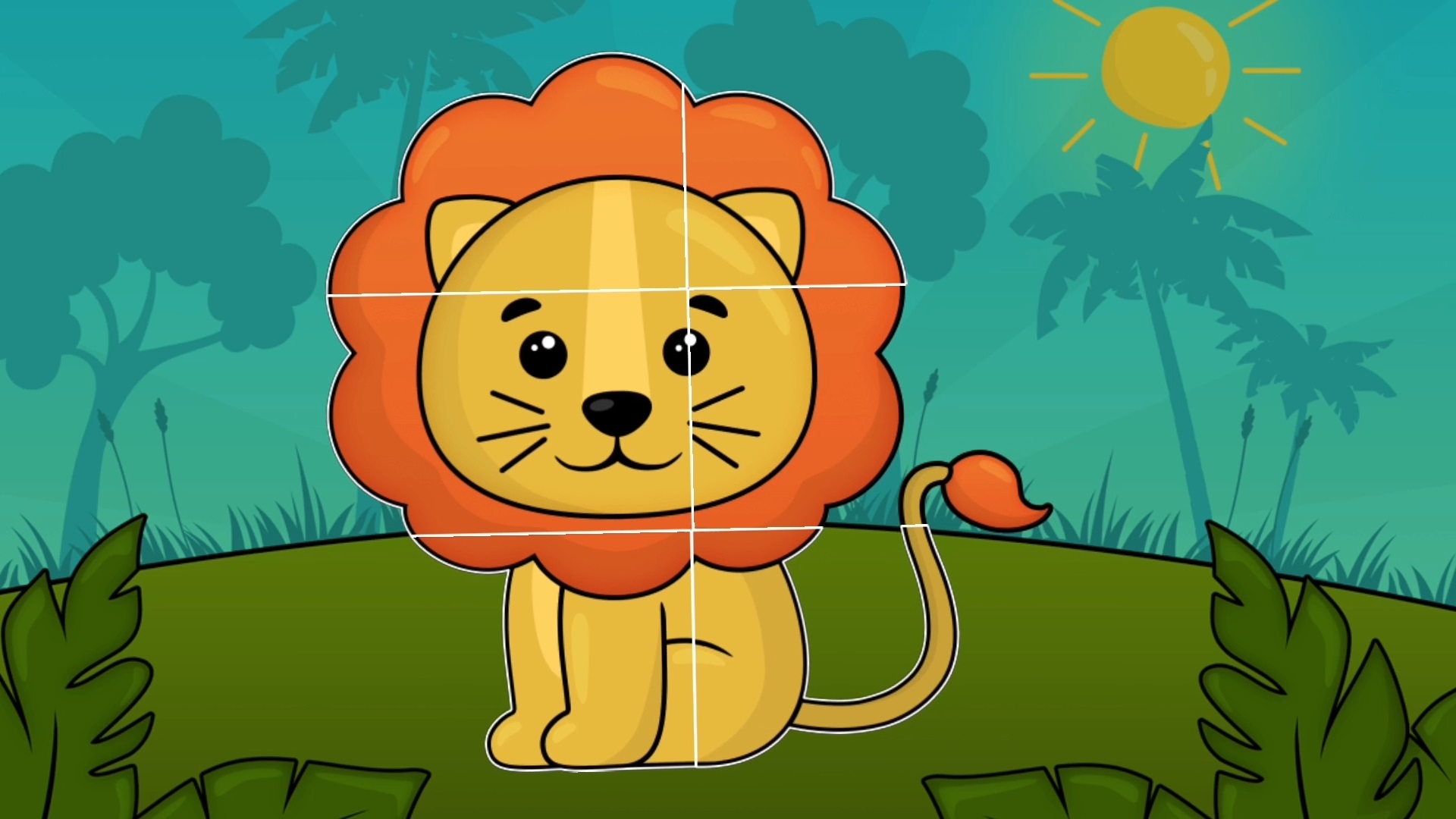 Животные - Пазлы для малышей, звуки животных | Развивающий мультик для детей смотреть онлайн