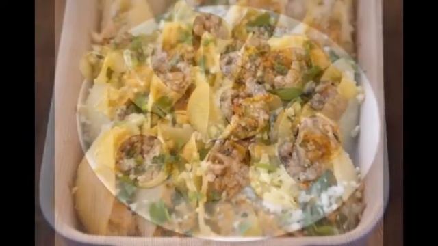 Макароны начиненные куриным фаршем, приготовление. смотреть онлайн