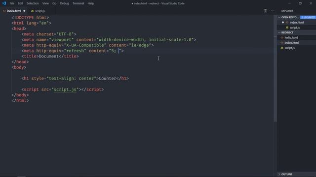 How to Redirect to Another Page Using Javascript & HTML смотреть онлайн