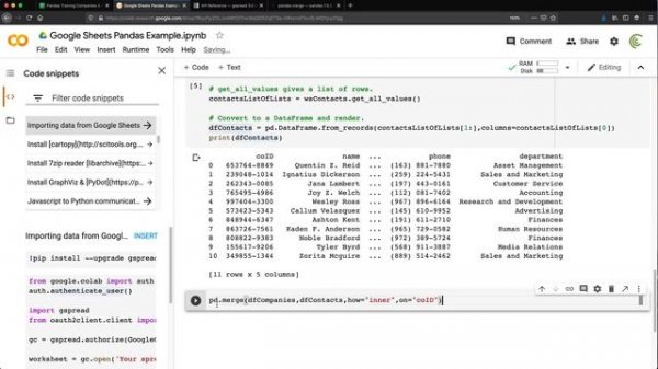 Google Colab Tutorial - Google Sheets, Read & Write Data