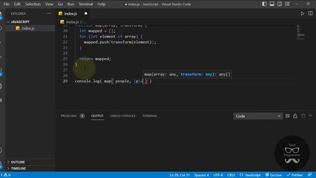 Mapping Array in JavaScript | Tutorial in Tamil | Tamil Programmer смотреть онлайн
