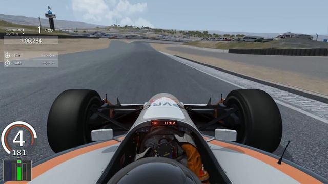 Assetto Corsa - VRC Formula NA 1999 Hotlaps at Laguna Seca смотреть онлайн