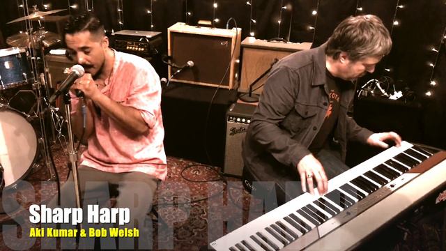 Aki Kumar & Bob Welsh | Sharp Harp | Champion Jack Dupree Blues Instrumental Cover смотреть онлайн
