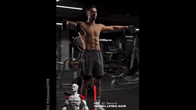 Тренировка плеч и трапеция GYM | Trening World Muscle Bodybuilding