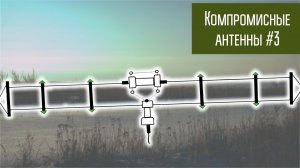 Компромиссные антенны #3 Широкополосная КВ антенна T2FD