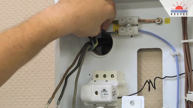 4 Подключение котла EKCO.L2 мощностью от 12 до 36 кВт к электрической сети смотреть онлайн