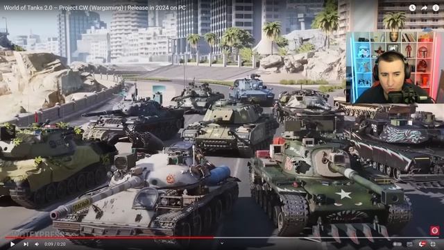 WOT 2.0 - Современные Танки 2024! РЕАКЦИЯ БЛАДИ смотреть онлайн