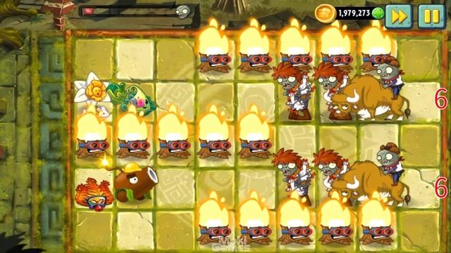 Plants Vs Zombies 2 inferno&Coconut Cannon Vs Turkey pult&Draftodil-Who Can Win? PvZ 2 смотреть онлайн