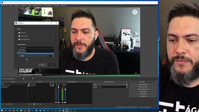 CAMERA VIRTUAL (4 CAMERAS INDEPENDENTES NO OBS) - Plugin Virtual Cam 2.0.5 [Zoom, Teams, Discord] смотреть онлайн