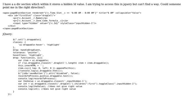 Salesforce: Getting value of hidden input to jQuery (2 Solutions!!) смотреть онлайн