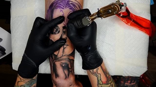 REAL TIME TATTOO | Black And Grey Realism Chicano Tattoo