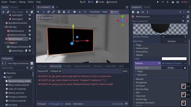 Playing Videos In 3D! How to make a TV in Godot! | Lets Learn Godot 3.4 смотреть онлайн