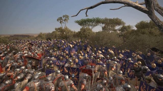 Rome Civi War - Caesar VS Pompey - Rome 2 Total War Cinematic Battle - 20000 Unit Cinematic Battle смотреть онлайн