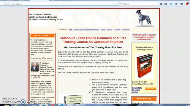 ***Training A Catahoula Leopard Dog Free-Mini Course***
