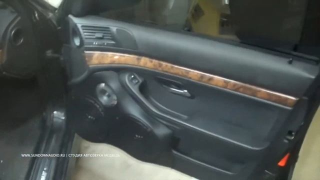 Тачка на прокачку BMW 5 series E39. Студия АвтоЗвука МЕДВЕДЬ. смотреть онлайн