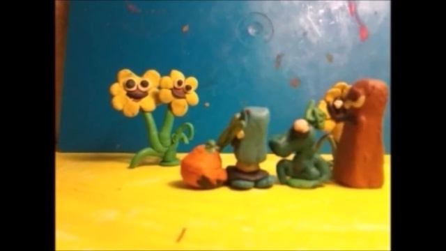 Растения против зомби - пластилиновый мультик | Plants Vs Zombies - plasticine cartoon смотреть онлайн