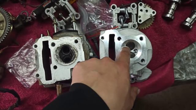 Головка Цилиндра 70cc D-47mm 4T Скутера 139 QMB смотреть онлайн