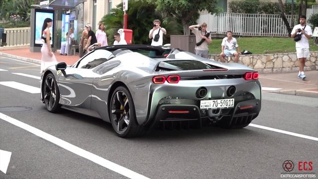 Supercars In Monaco 2023 - VOL. 6 (Chiron, 918 Spyder, Mansory F8, 992 GT3 RS, Mansory Venatus EVO)