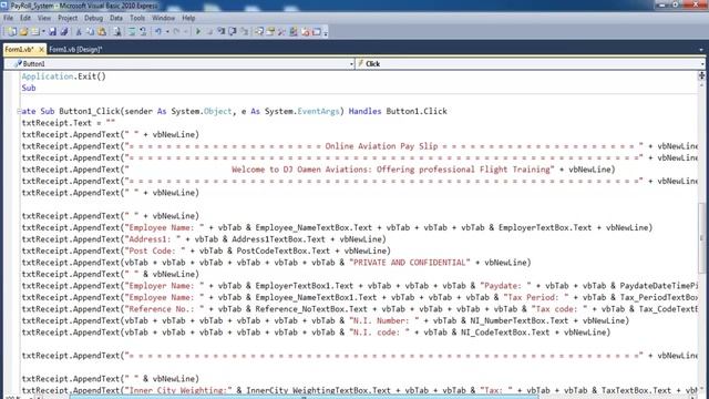 How to Create Advance Payroll Systems in Visual Basic.Net with embedded database смотреть онлайн