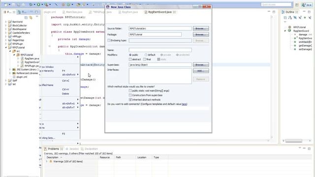 Разработка RPG плагина #3 - Предметы! (и команды)