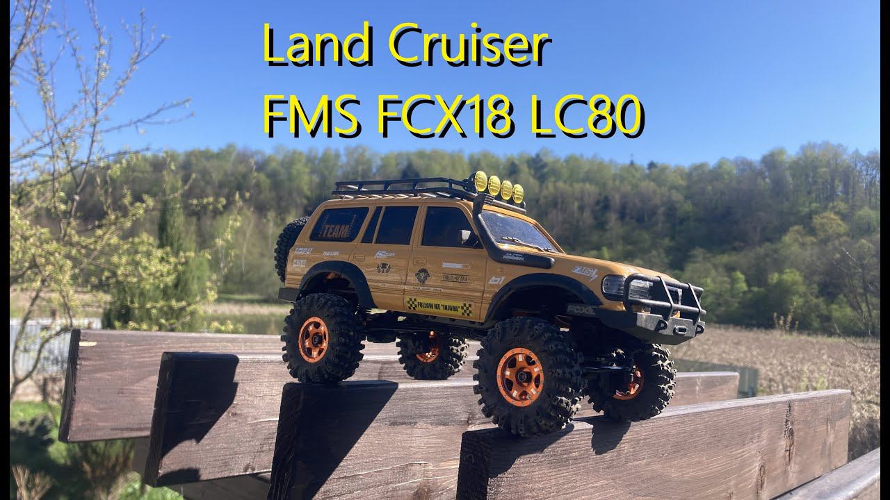 Land Cruiser - FMS FCX18 LC80 + INJORA - покатушки