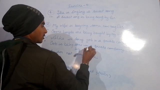 Active and passive voice।। of Present, Past Continuous tense।।Changing of voice।। смотреть онлайн