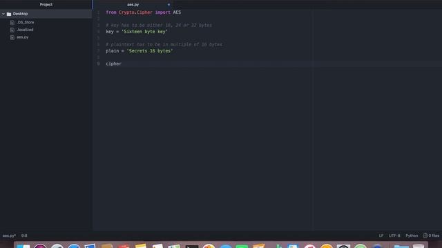 Simple AES Encyption Script - Cryptography with Python смотреть онлайн