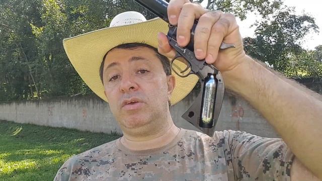 Mini Review Revólver de Pressão CO2 Colt 45 SAA Faroeste Full Metal Cal 4,5mm - Mundo da Carabina смотреть онлайн