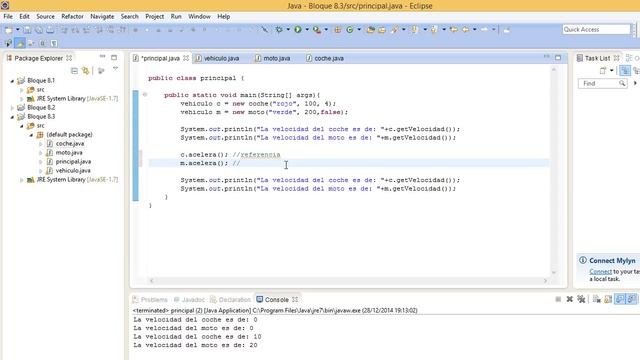 Bloque Java 8.3: Polimorfismo en Referencias смотреть онлайн