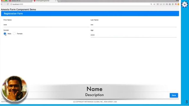 Amexio v5 Angular Form, Data Binding, Notifications смотреть онлайн