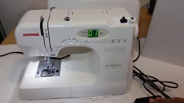 JANOME 760 SEWING MACHINE demo for ebay смотреть онлайн