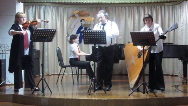 Бах Жалоба , исп. ансамбль "преподавателей Квадро" смотреть онлайн