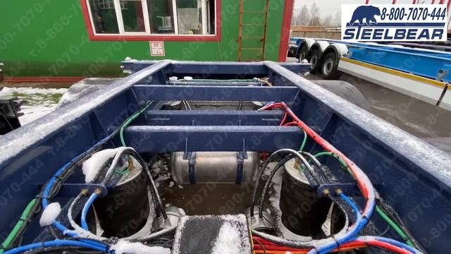 Полуприцеп контейнеровоз PK-24P Steelbear ОБЗОР смотреть онлайн