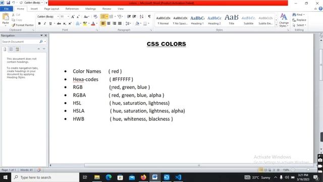 Tutorial #04 ,CSS Colors in Telugu, RGB, RGBA, Hexa codes, Hsl, hsla, hwb, html and CSS Colors. смотреть онлайн