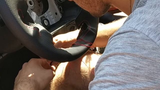 чехол на руль с алиекспресс на ГОЛЬФ 4. оБШИВАЕМ смотреть онлайн