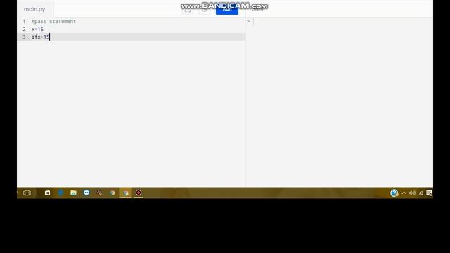 Pass statement :Python Tutorial 32 :chapter 3 смотреть онлайн