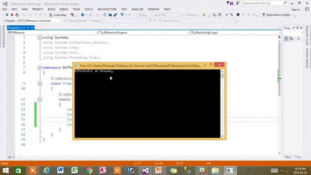 Difference Between write and writeline method смотреть онлайн