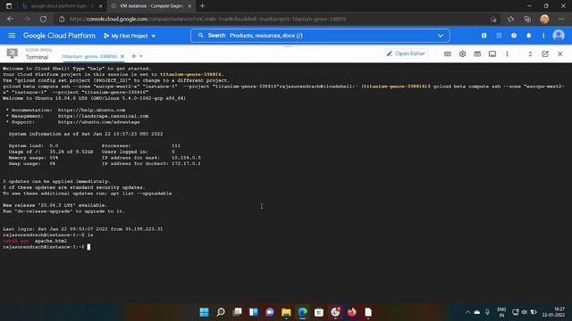 NCD1221H015 CH RAJA SURENDRA 22 01 2022 DOCKER TASK6 смотреть онлайн